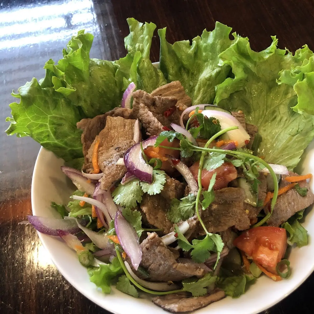 Beef Waterfall Salad
