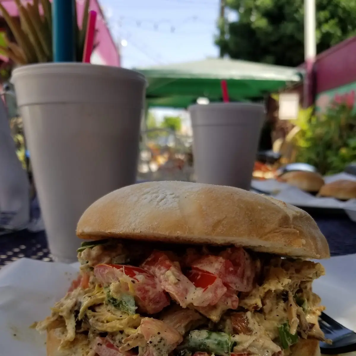 Smoked Chicken Salad Sandwich