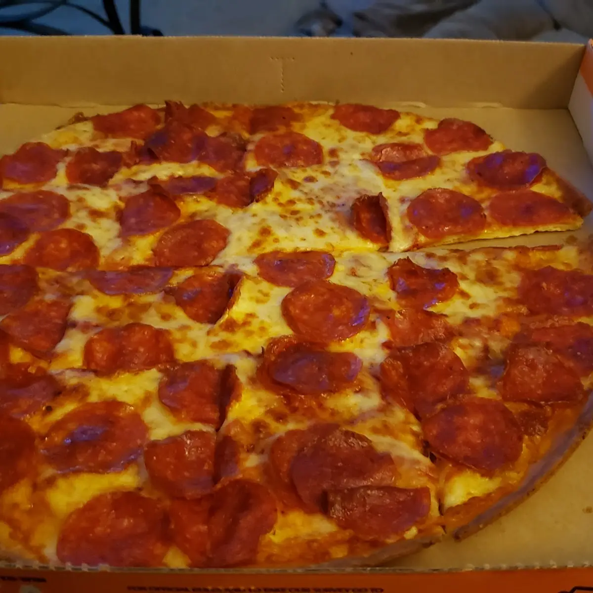 Pepperoni Thin Crust Pizza
