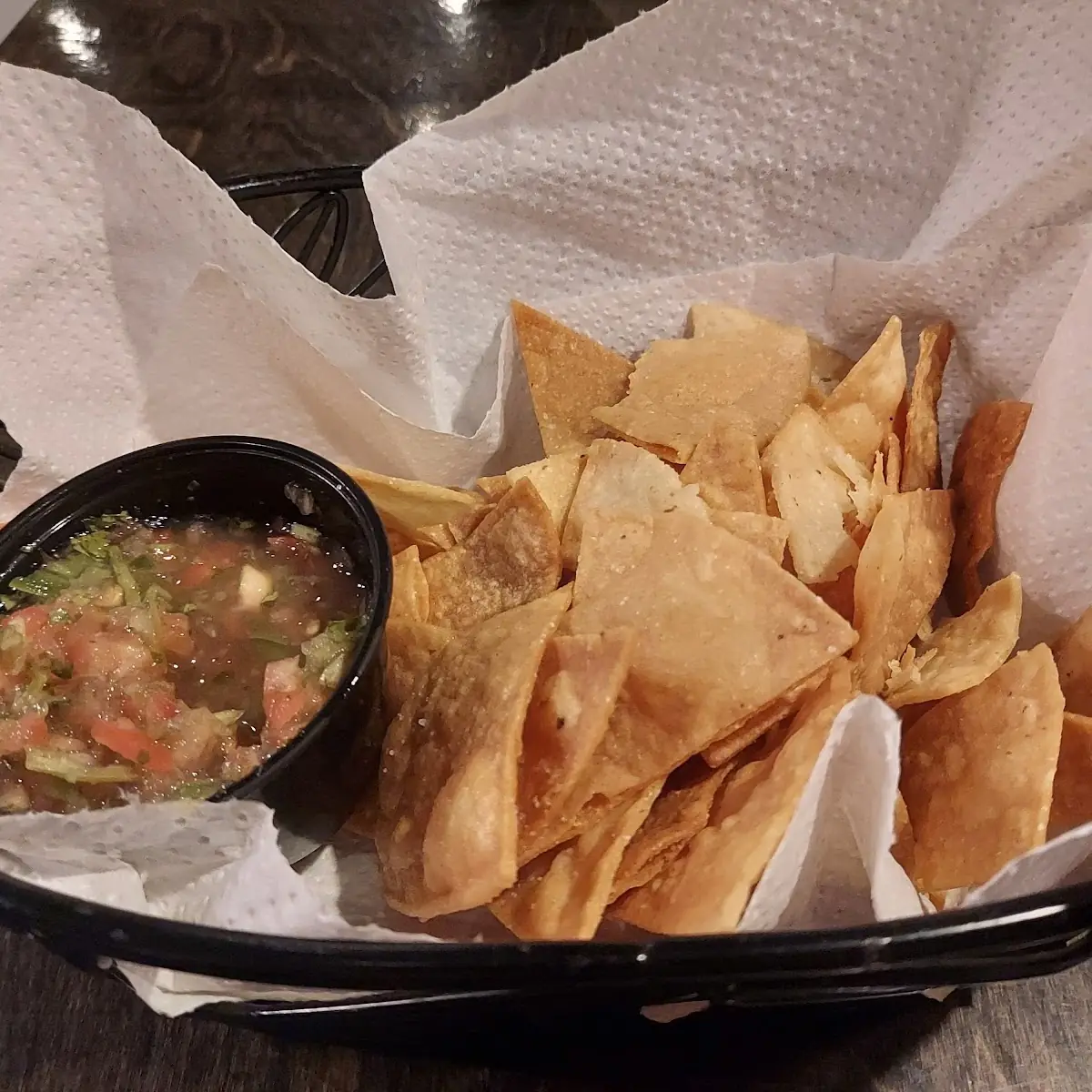 Bonus Pita Chips and Salsa