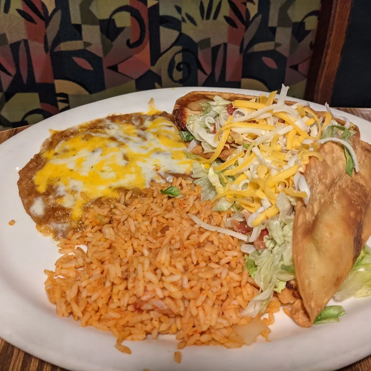 Lunch Express Enchilada & Crispy Shredded Beef Taco
