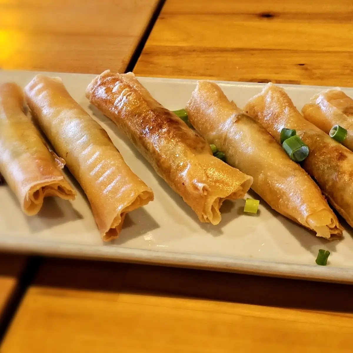 Crispy Crab & Shrimp on Soy Paper Hoy Jo
