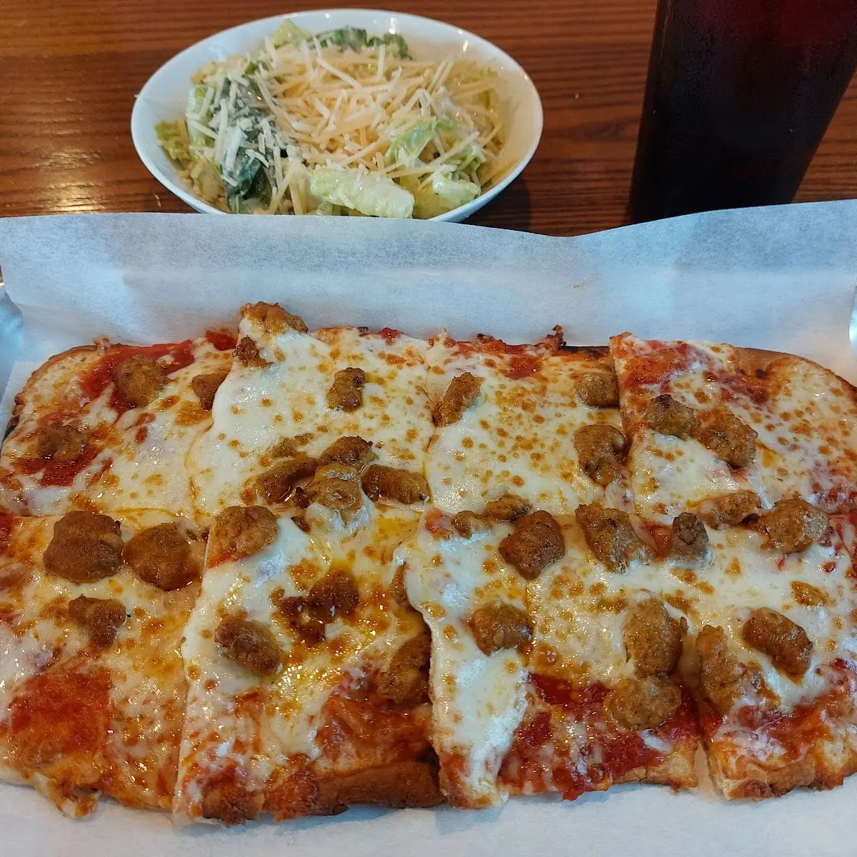 Italian Sausage Flatbread Lunch