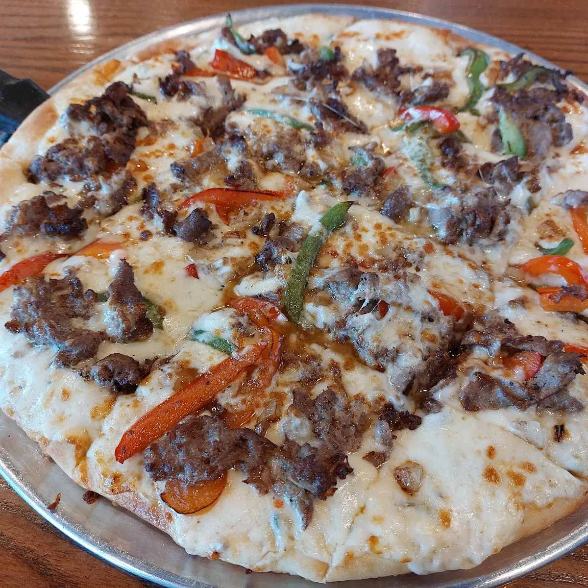 Philly Cheesesteak Pizza