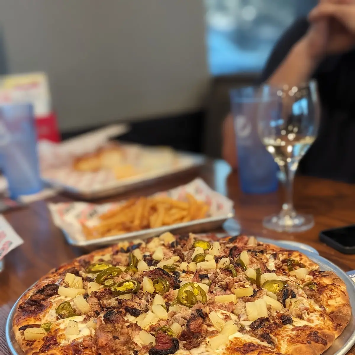 The Big 10 BBQ Pork Pizza
