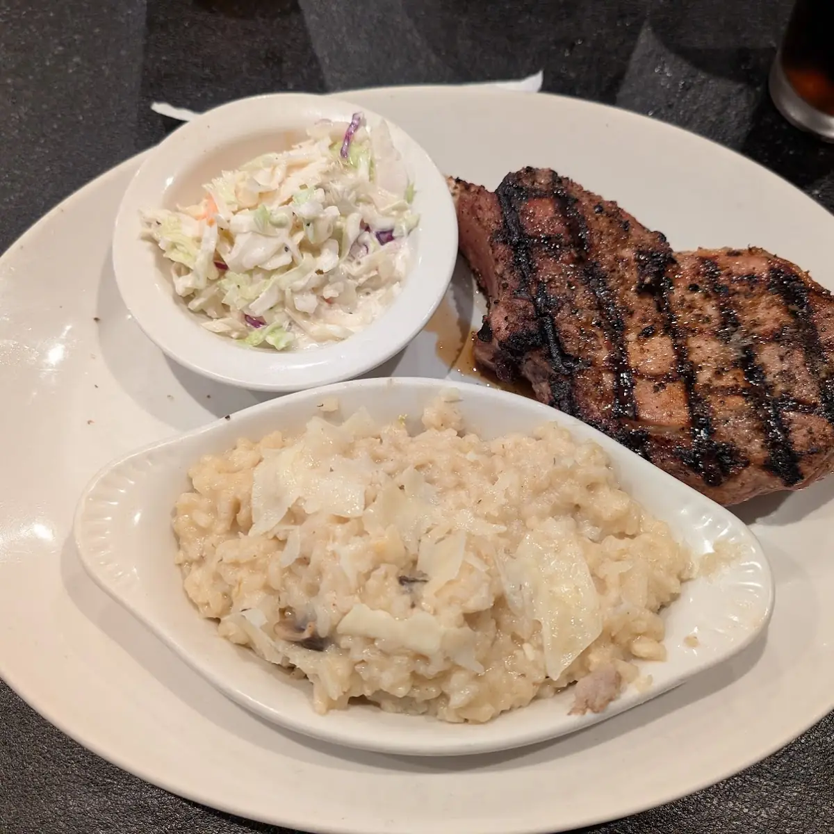 Pork Chops and Risotto