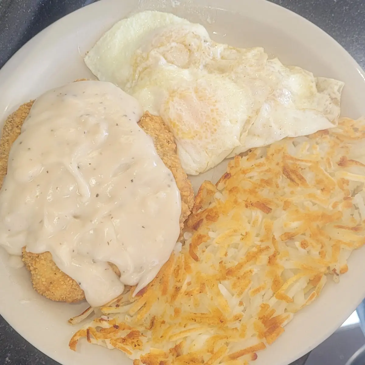 Chicken Fried Steak and Eggs