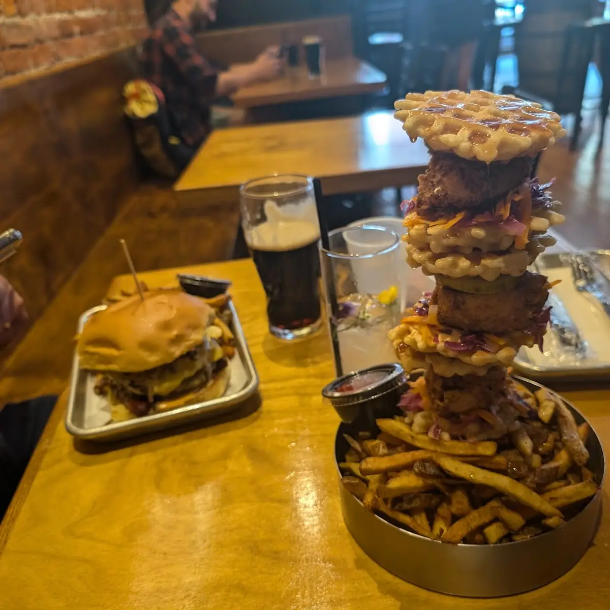 Chicken & Waffle Tower