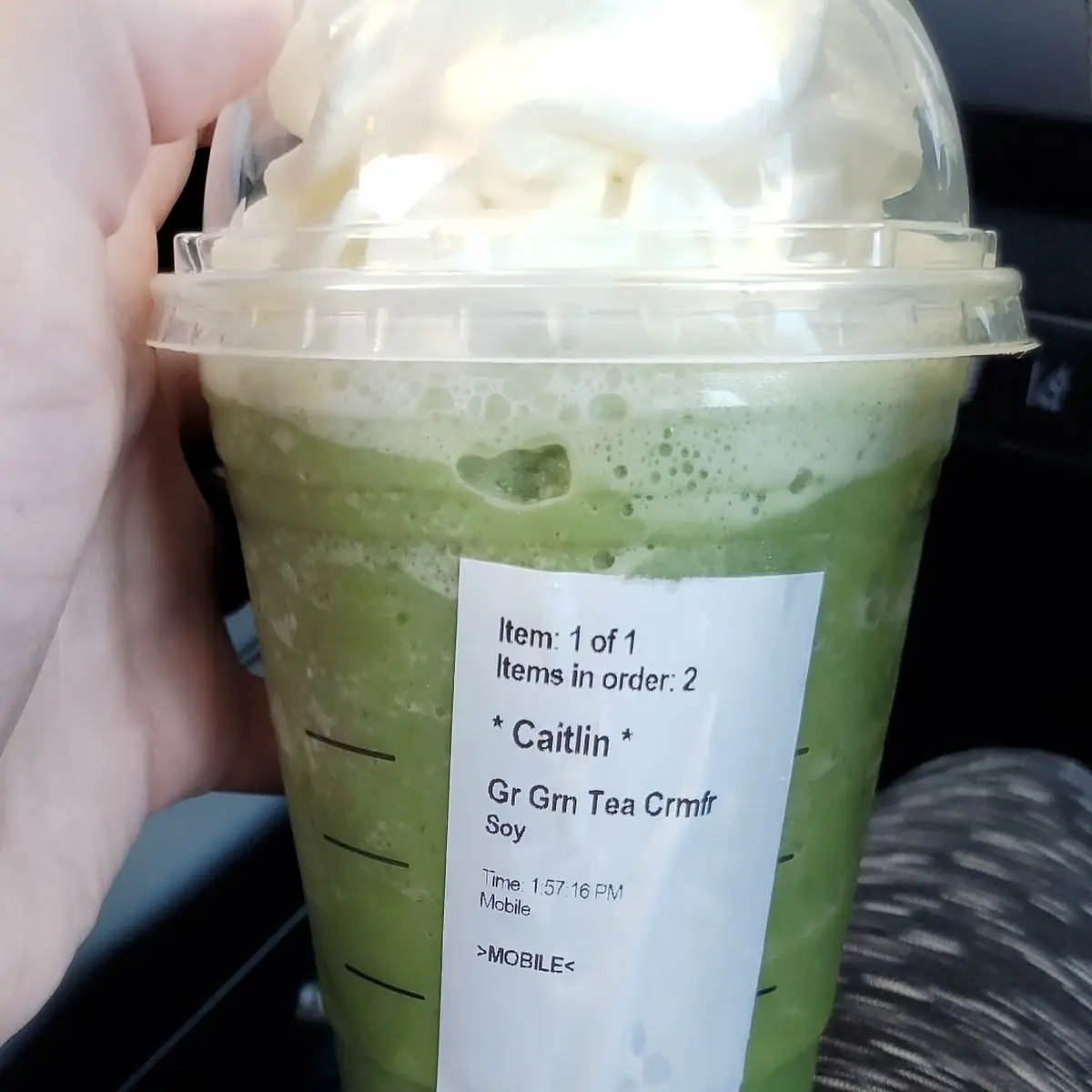 Matcha Green Tea Creme Frappuccino