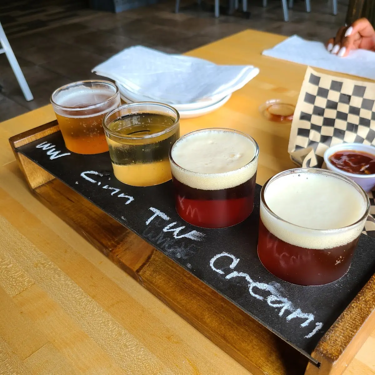 4 for 4 Beer Flight