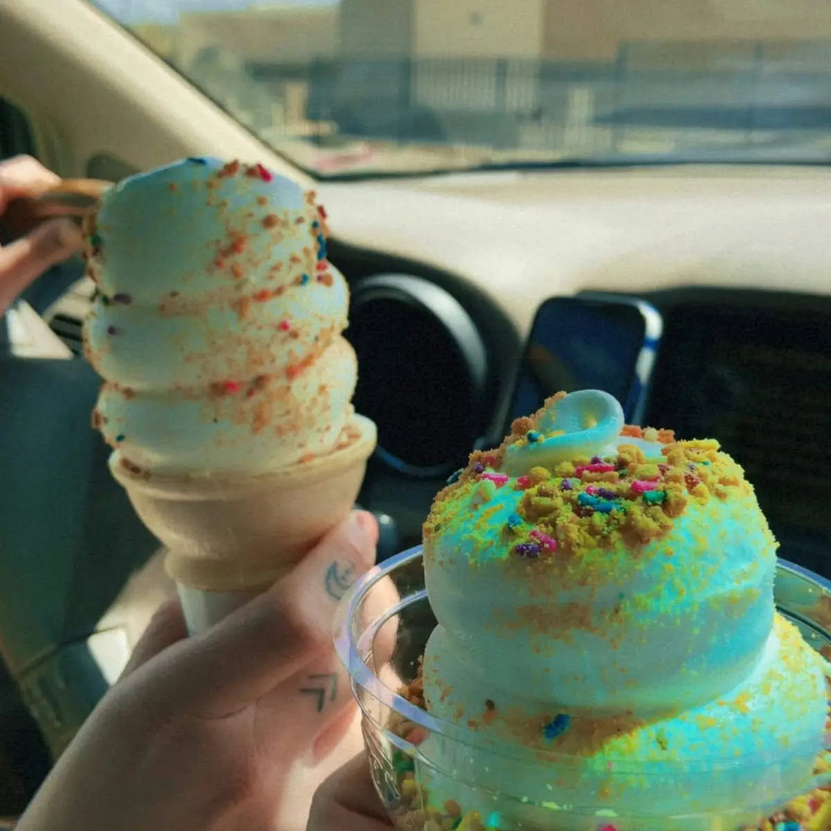 Cotton Candy Blizzard Treat