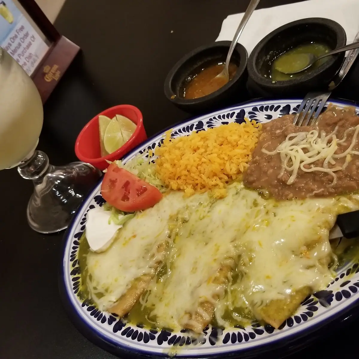 Chees Enchiladas Verdes