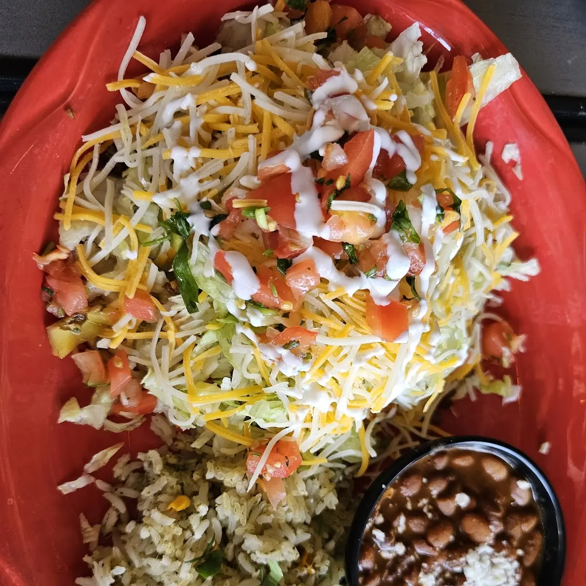 Ground Beef Tostada