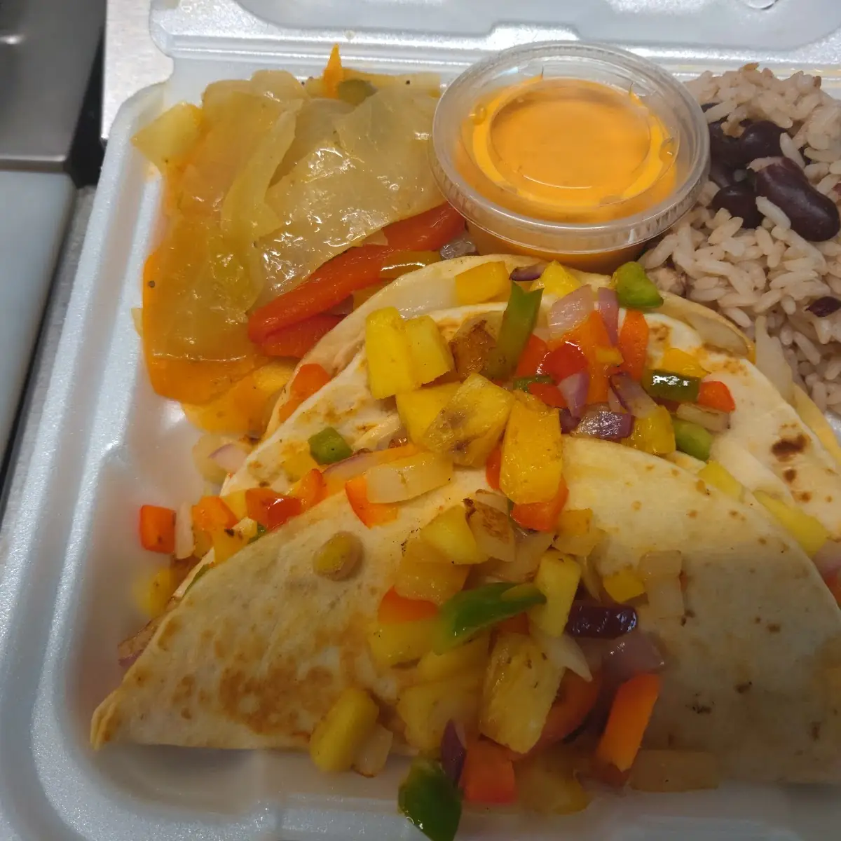 Jerk Chicken Quesadilla