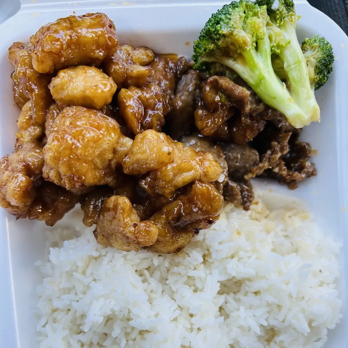 Orange Chicken & Broccoli Beef