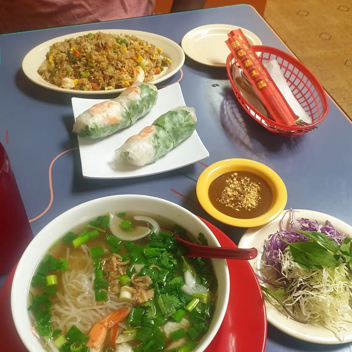 Pho with Summer Rolls