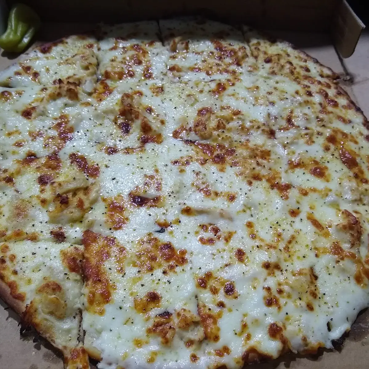 Thin Crust Alfredo Sauce