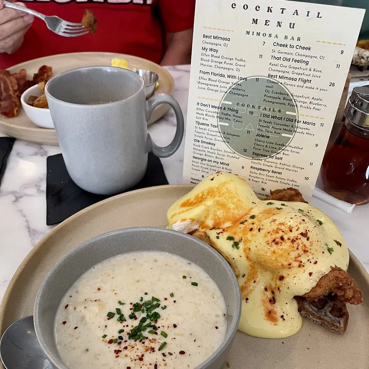 Fried Chicken Waffle Benny