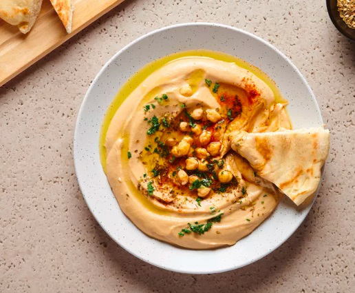 Hummus, شاورما حطب و نار Charc Shawarma