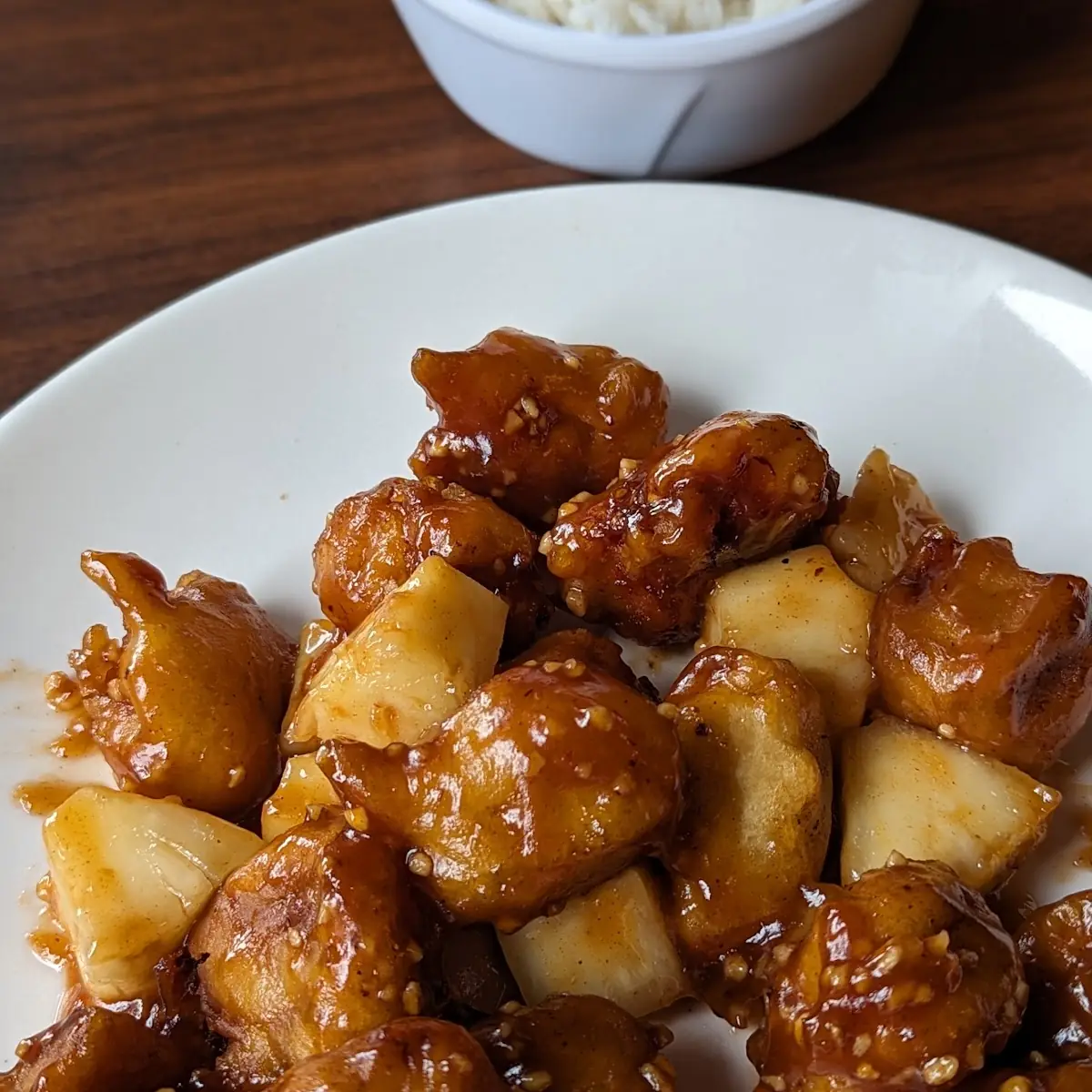 Orange Chicken with Rice