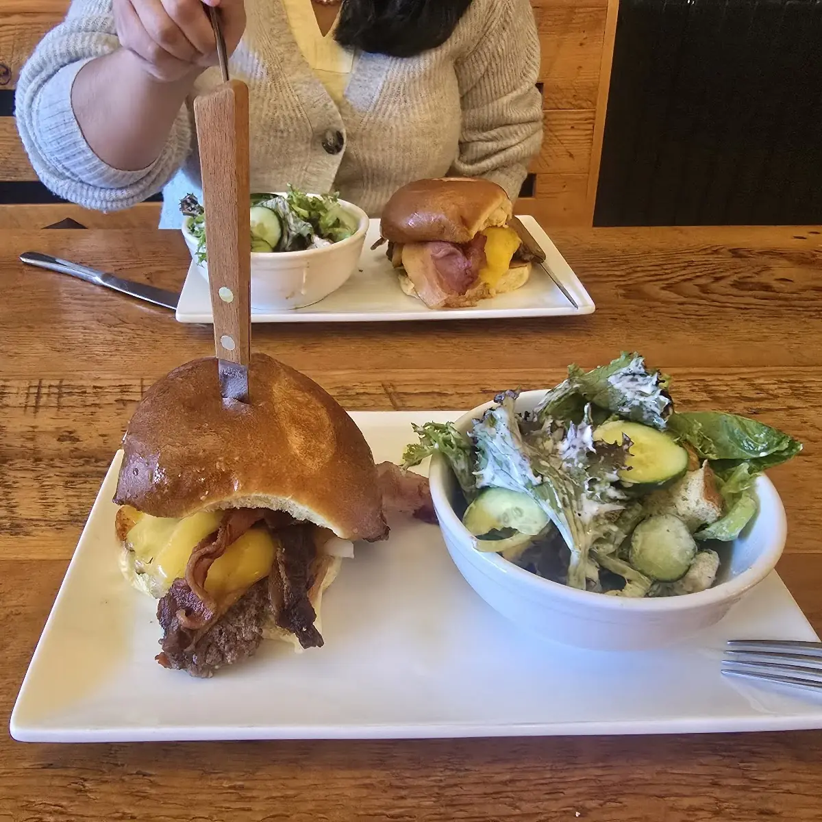 Bison Smash Burger