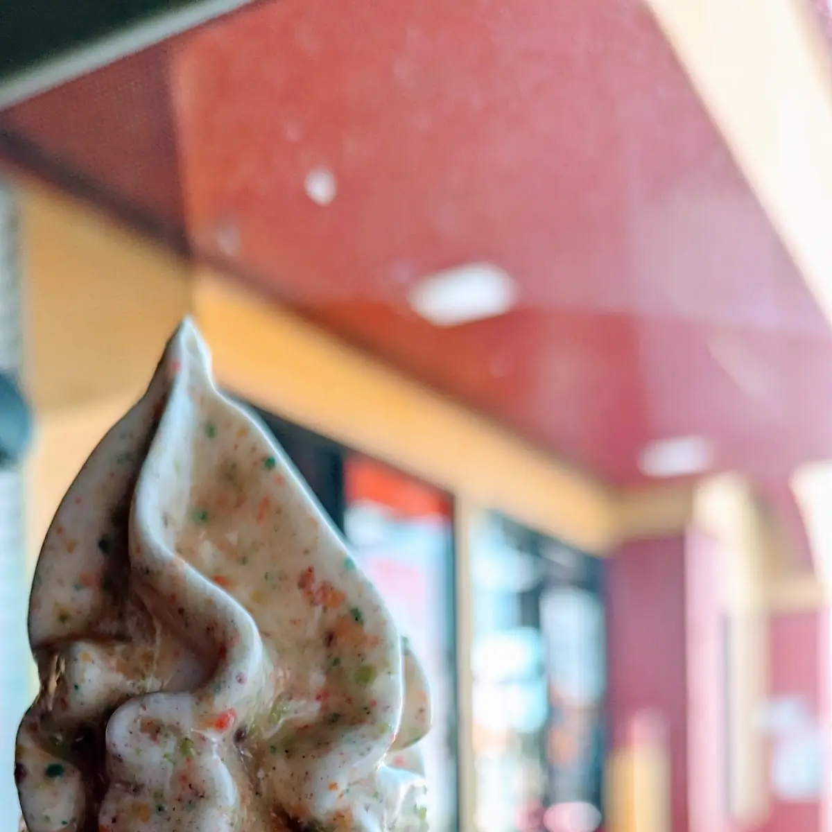 Fruit Loops Soft Serve Cone