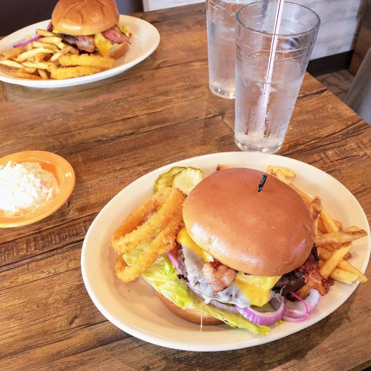 Double Bacon Burger Platter