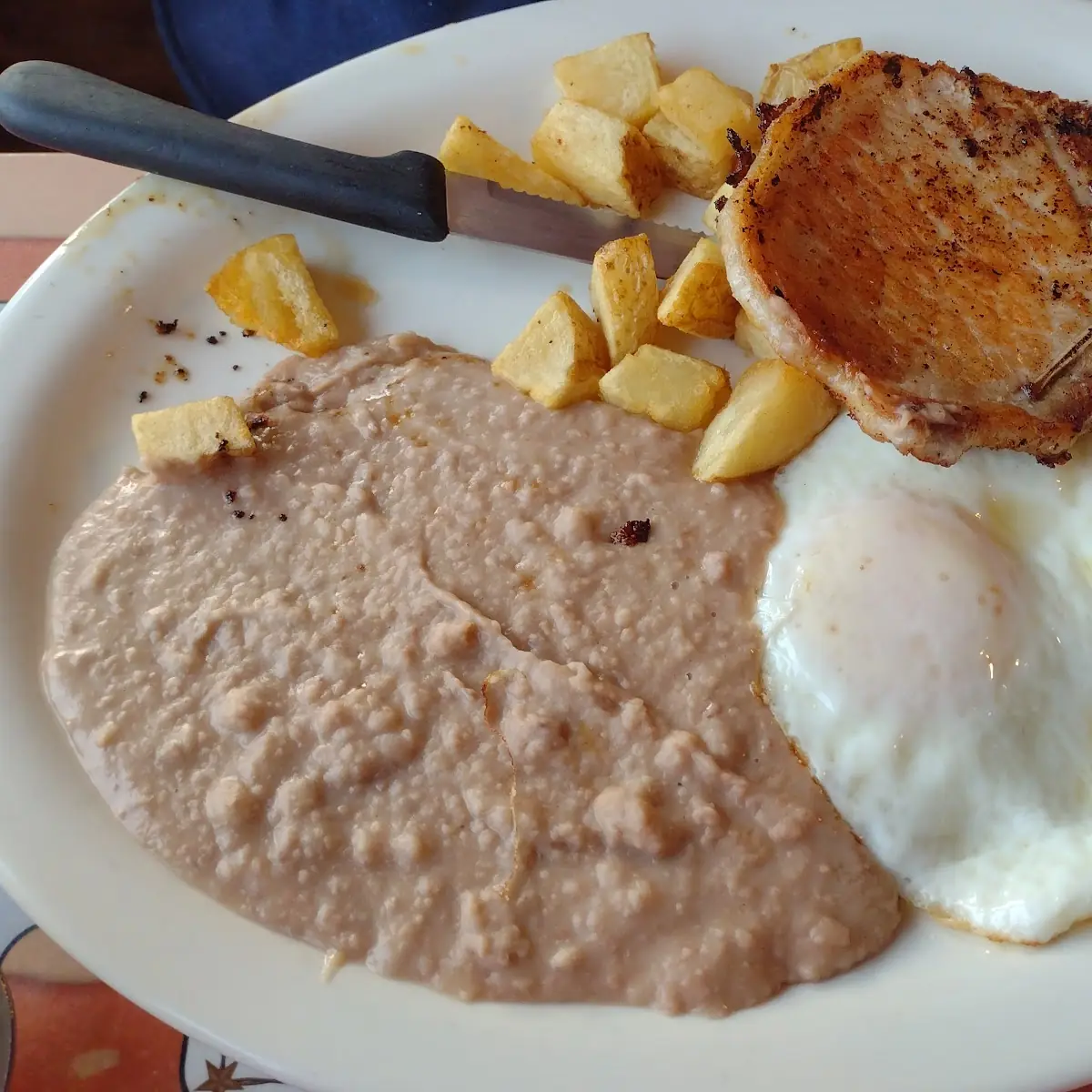 Pork Chop and Eggs