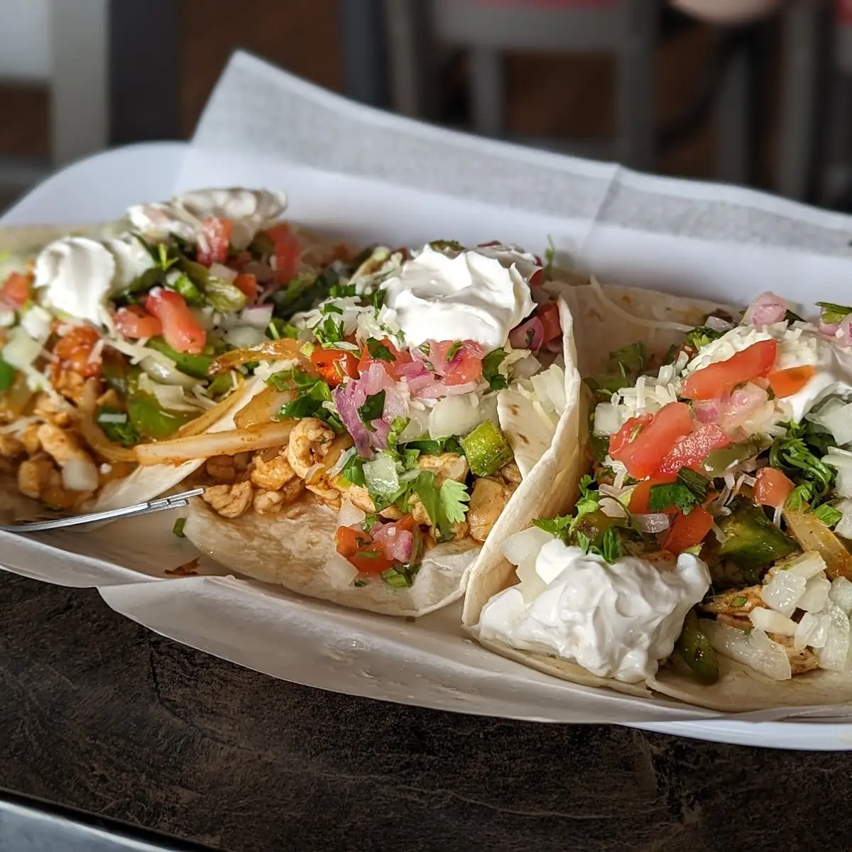 Chicken Tacos Fajitas