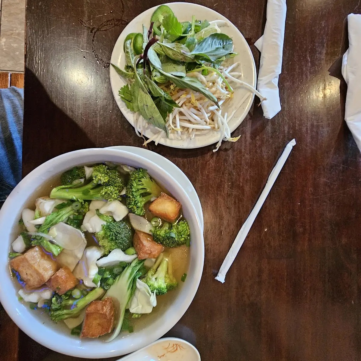 Mixed Vegetable & Tofu Rice Noodle Phở Chay