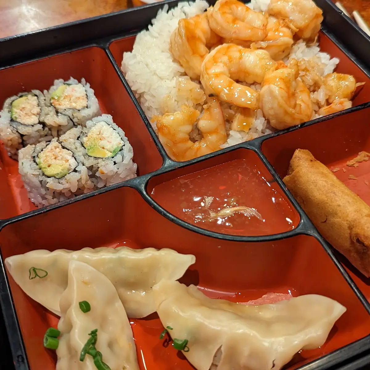 Teriyaki Shrimp Bento Box