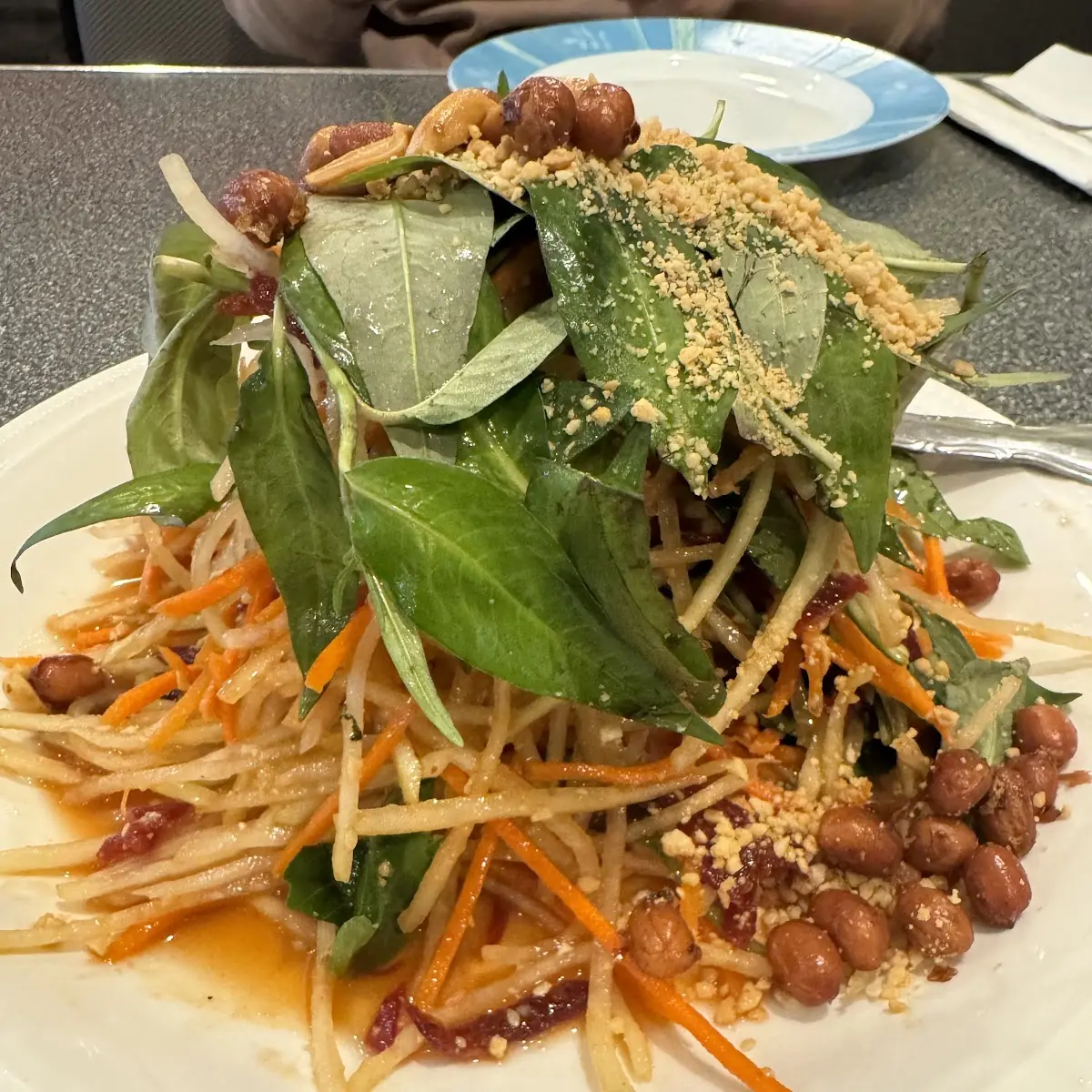 Papaya Salad with Beef Jerky