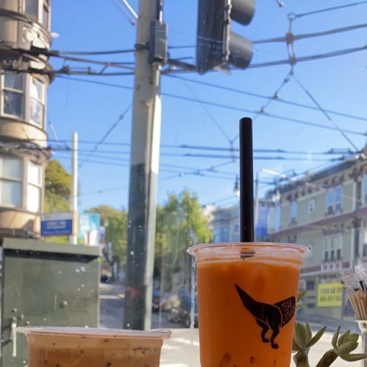 Lychee Tea Latte
