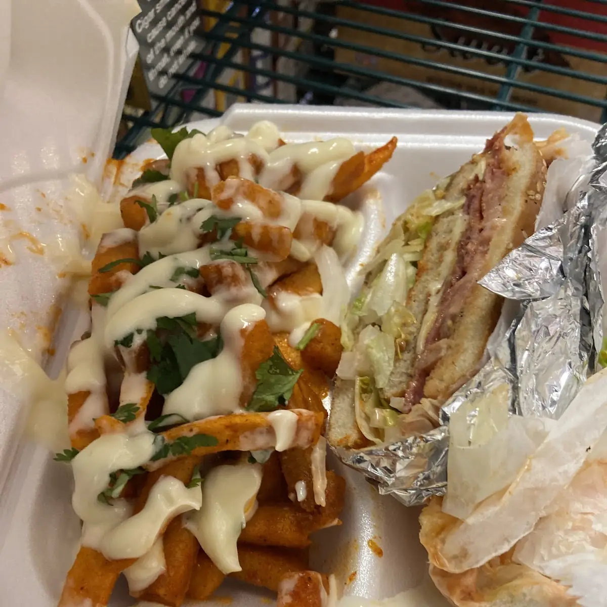 Gyro Cheese Fries