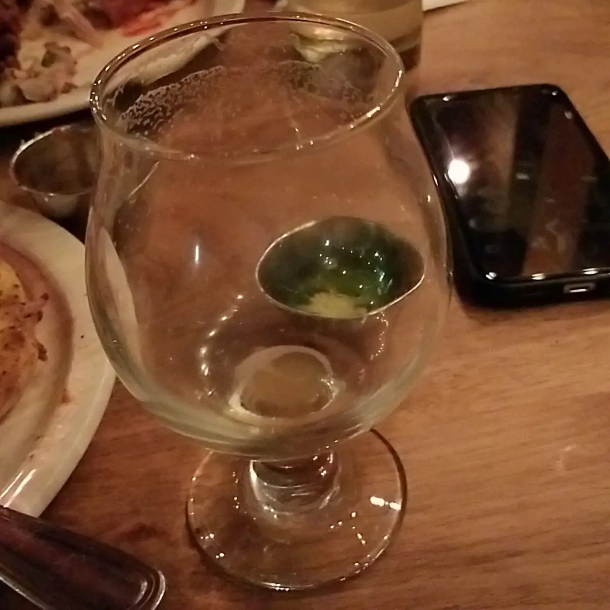 IPA Beer Served in Brandy Glass