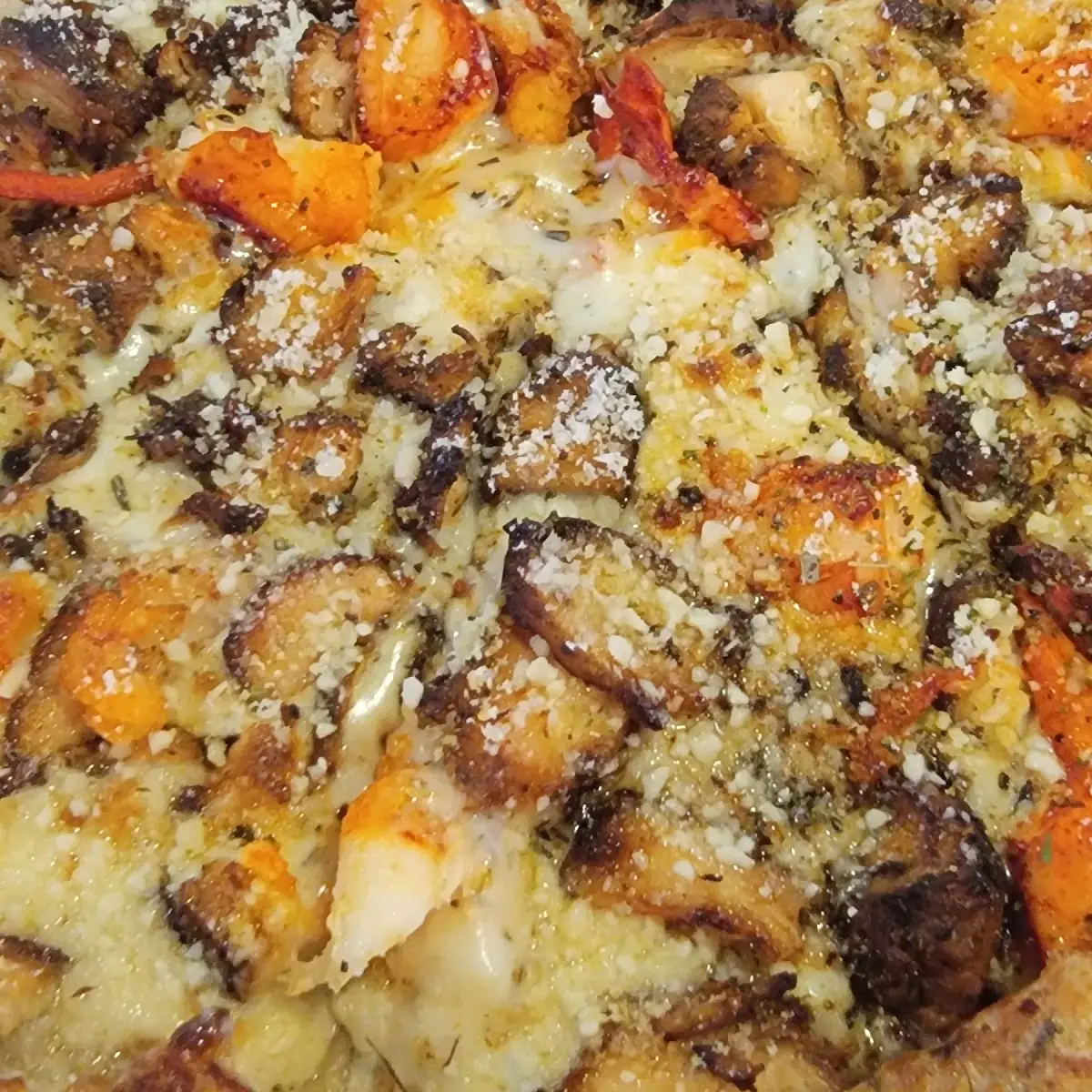 Jerk Chicken Pizza with Lobster