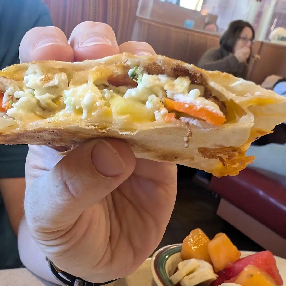 Philly Steak Egg & Cheese Quesadilla
