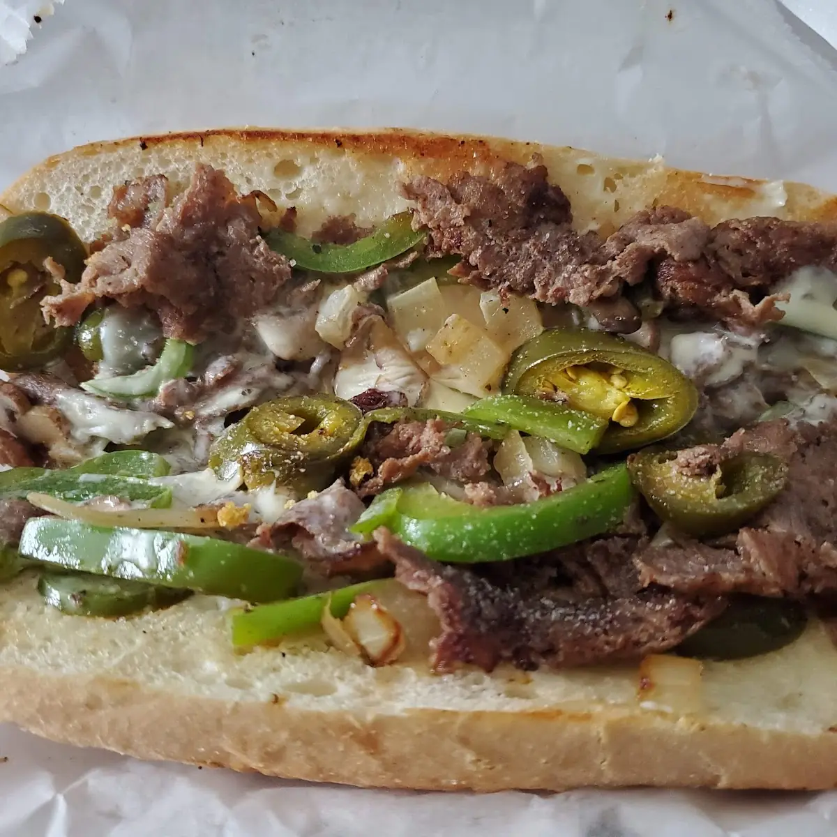 Philly Cheese Steak with Jalapenos