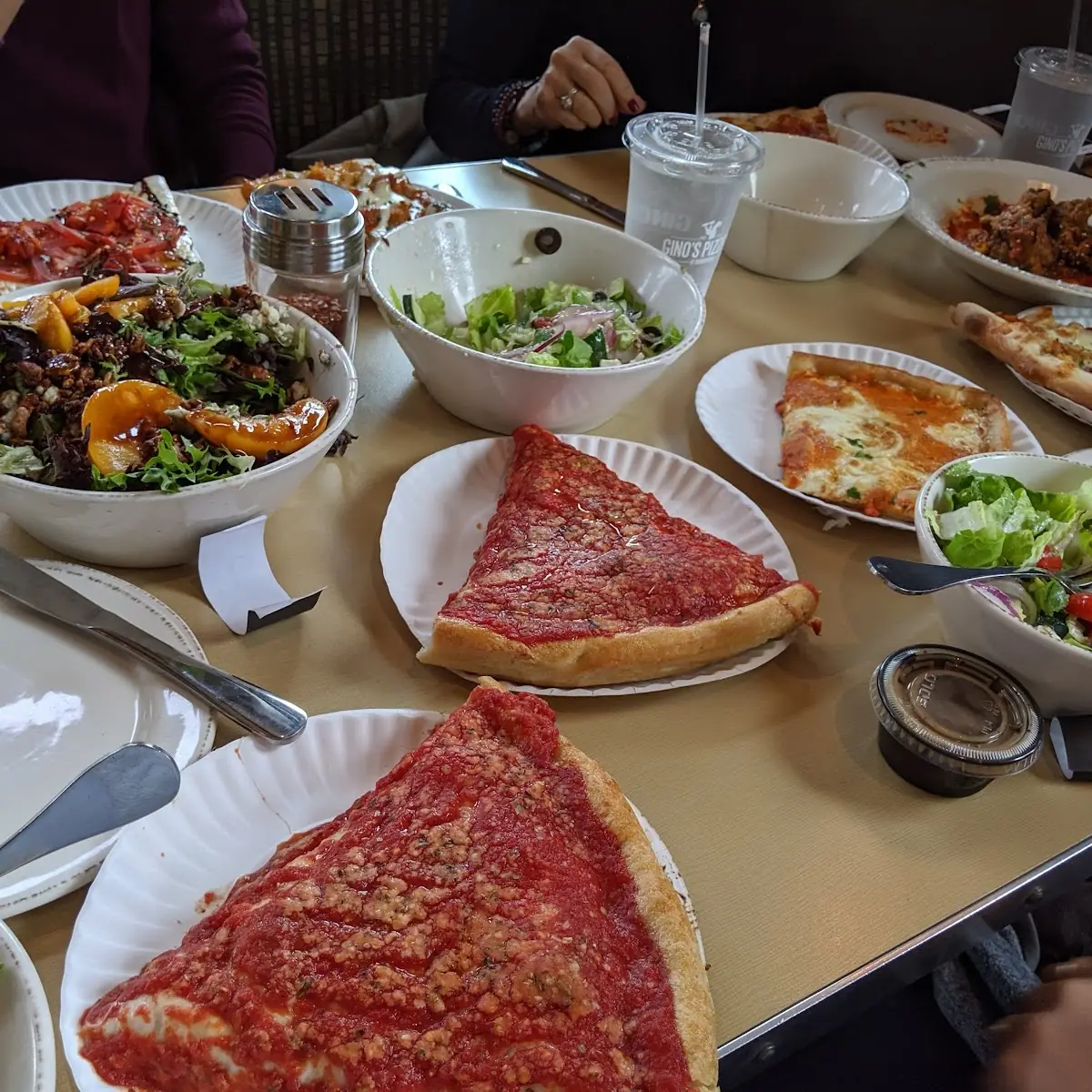 Deep Dish Pizza Slice
