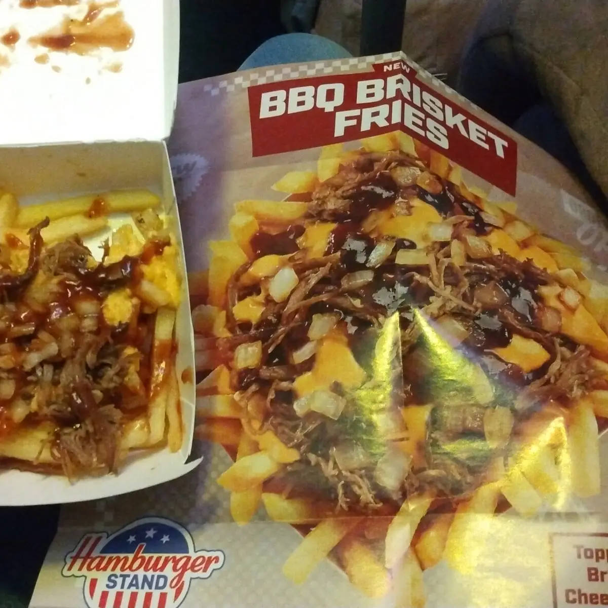 BBQ Brisket Fries with Cheese