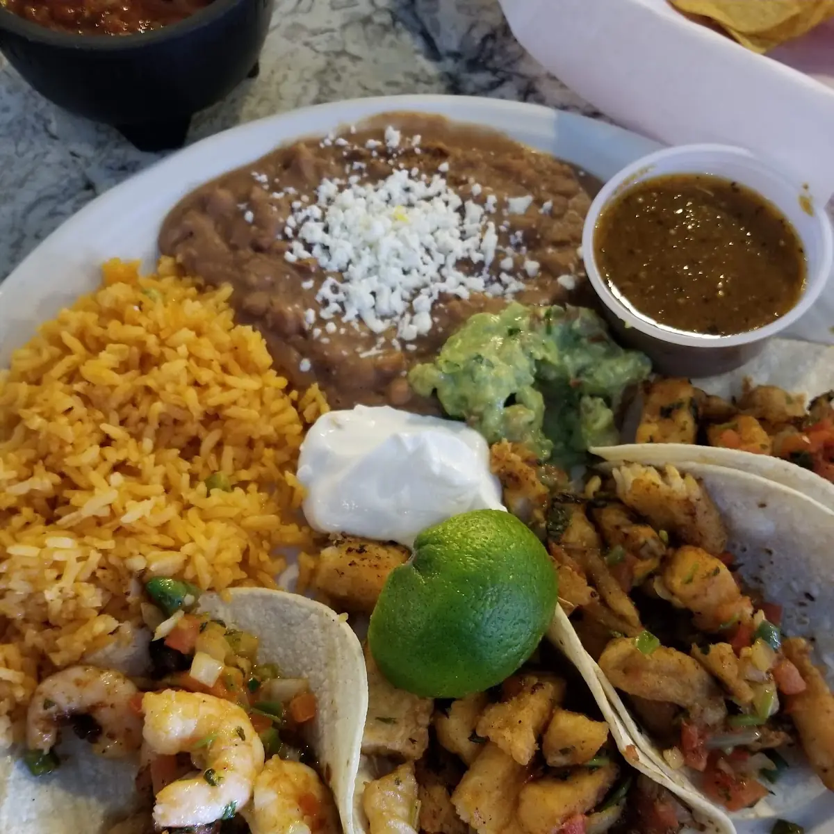 Fish and Shrimp Tacos