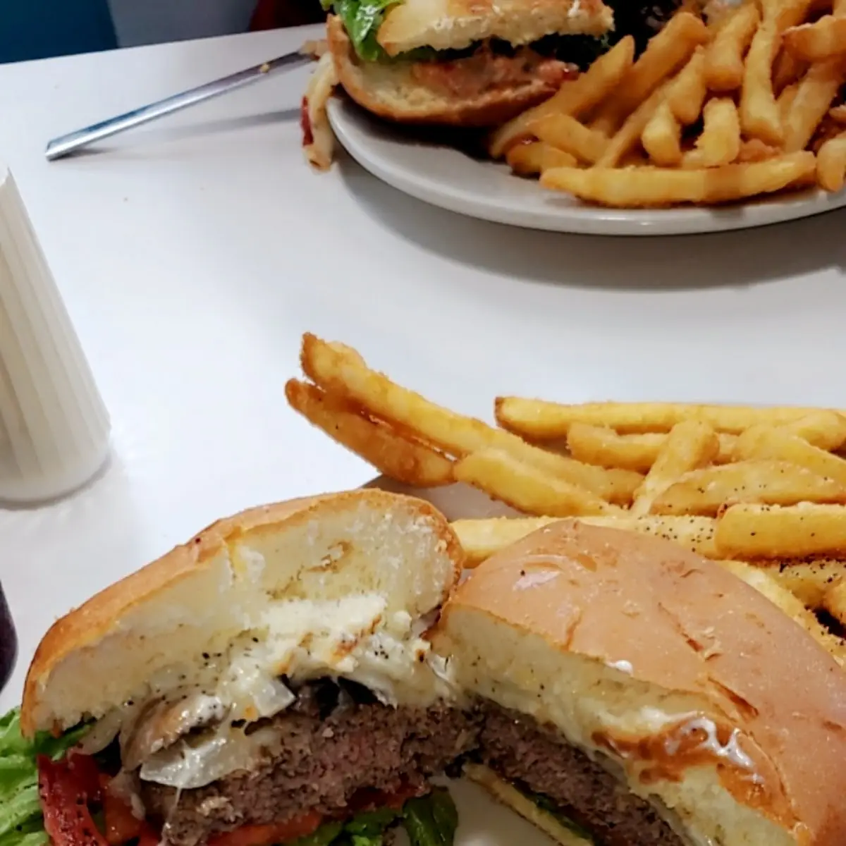 Mushroom Swiss Burger
