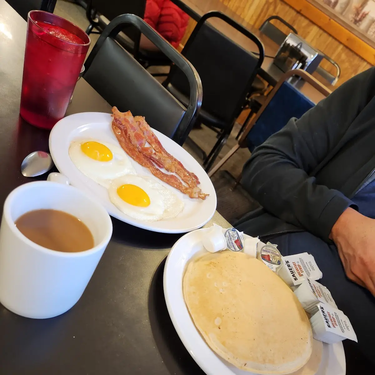 Short Stack with Eggs and Bacon