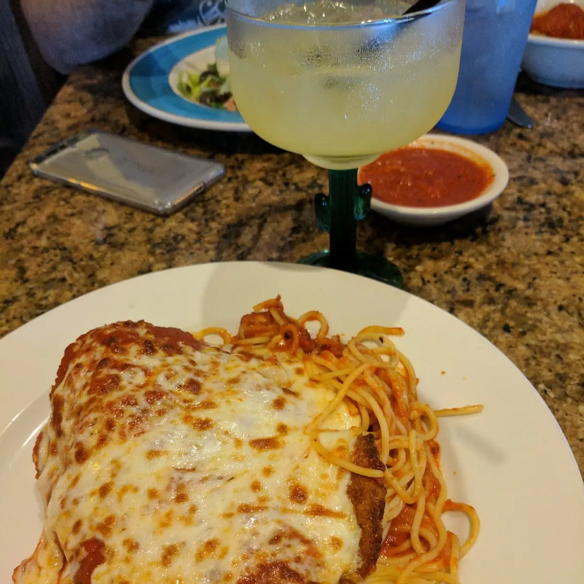 Chicken Parmesan with Spaghetti