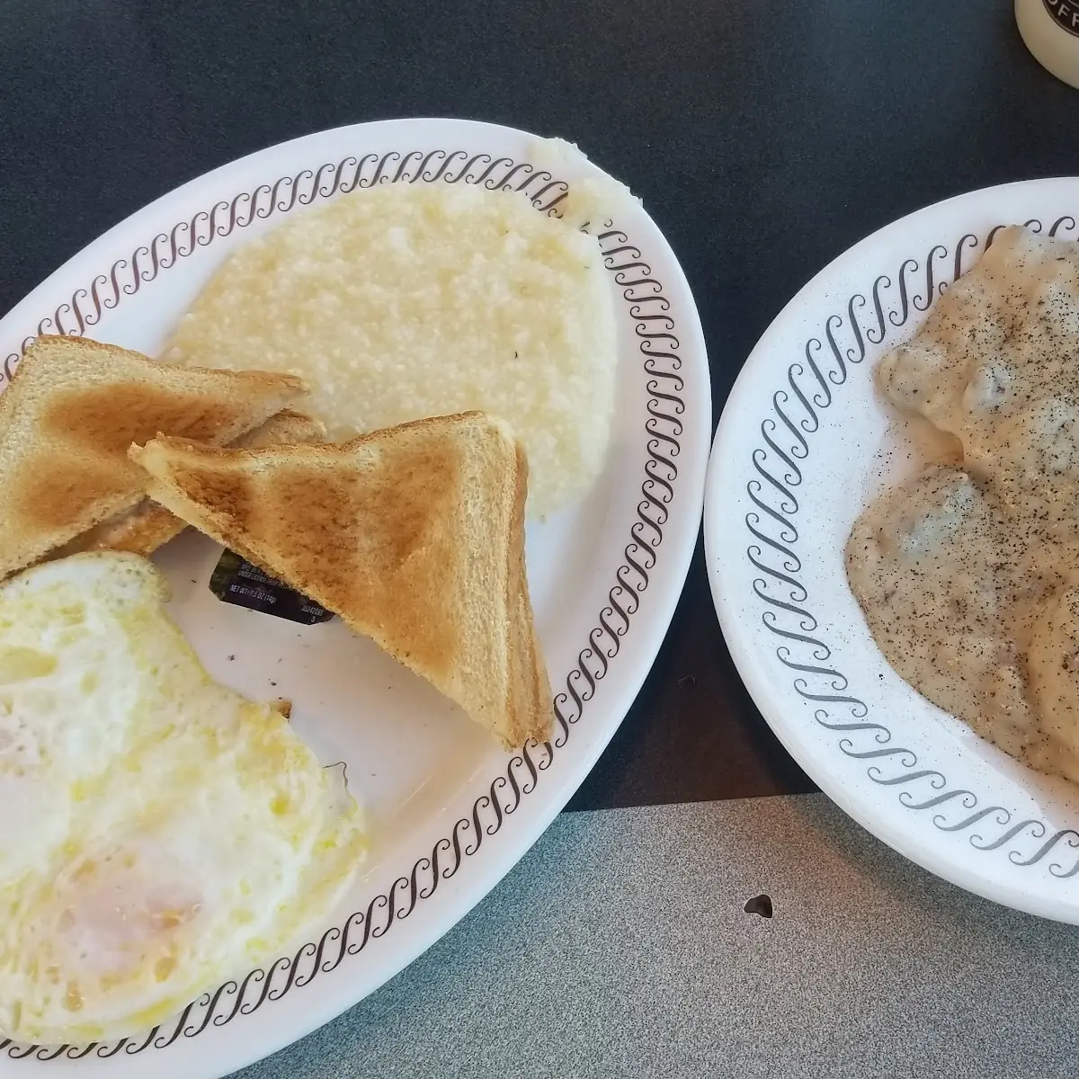 Biscuits & Gravy Eggs and Grits