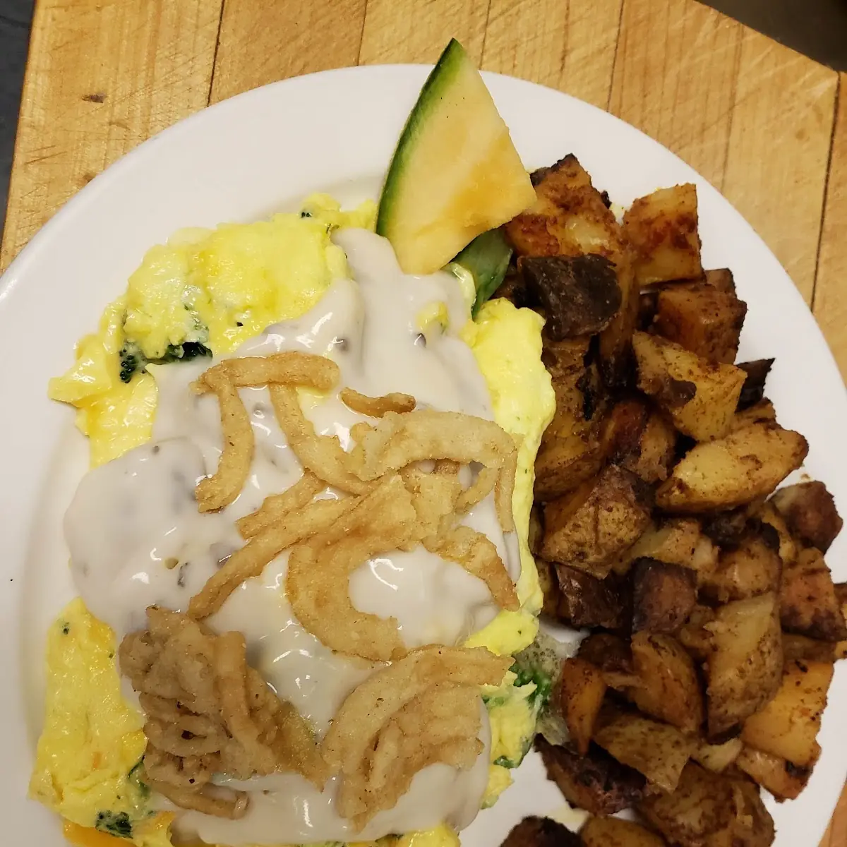 Broccoli and Cheese Casserole Omelette