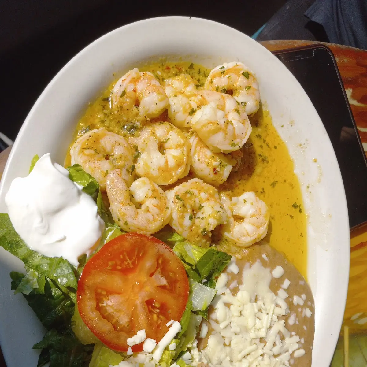 Garlic Shrimp Plate