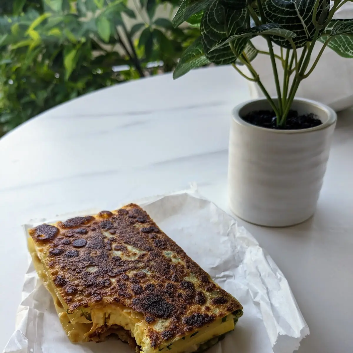 Scallion Pancake Cured Bacon