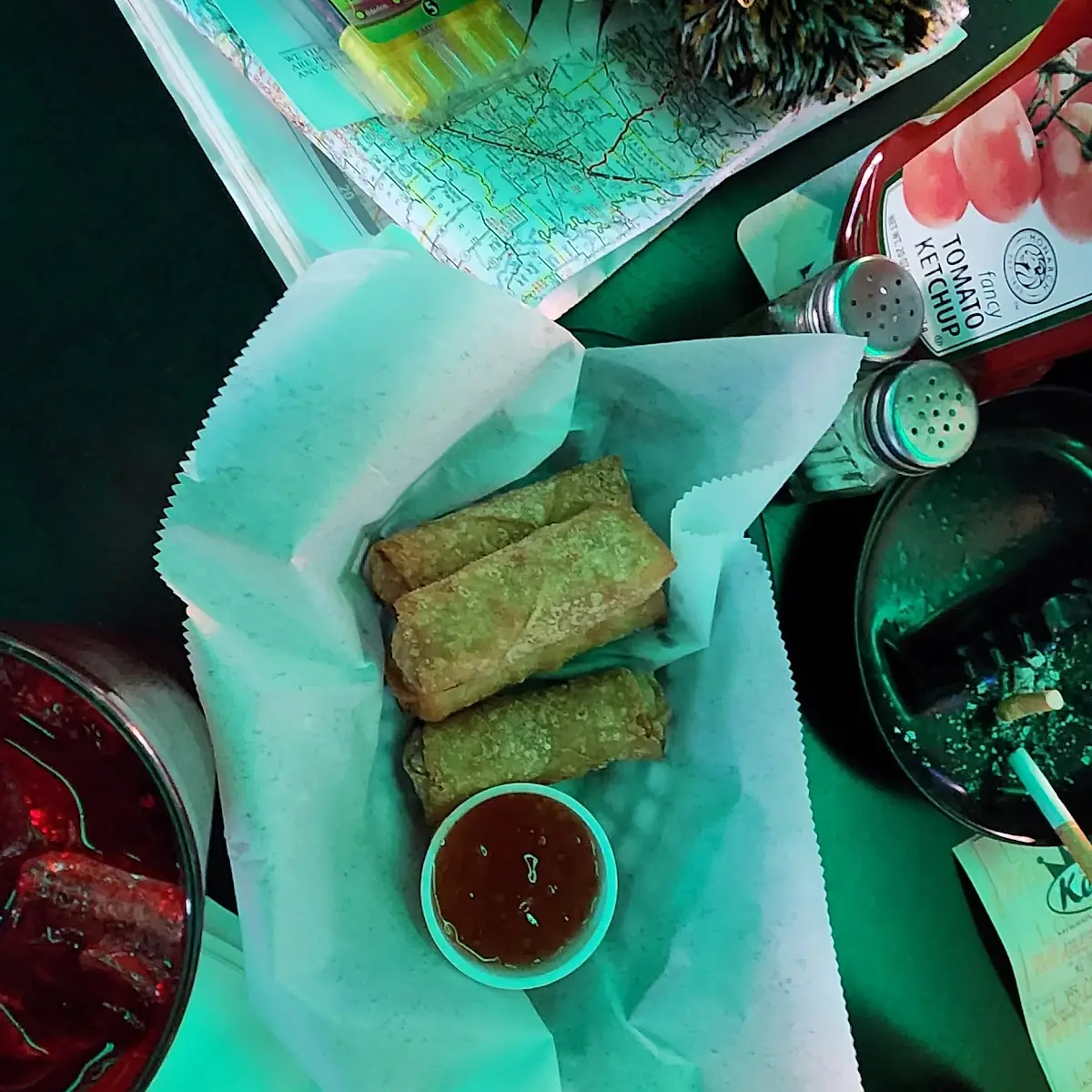 Egg Rolls with Sweet Chili Sauce