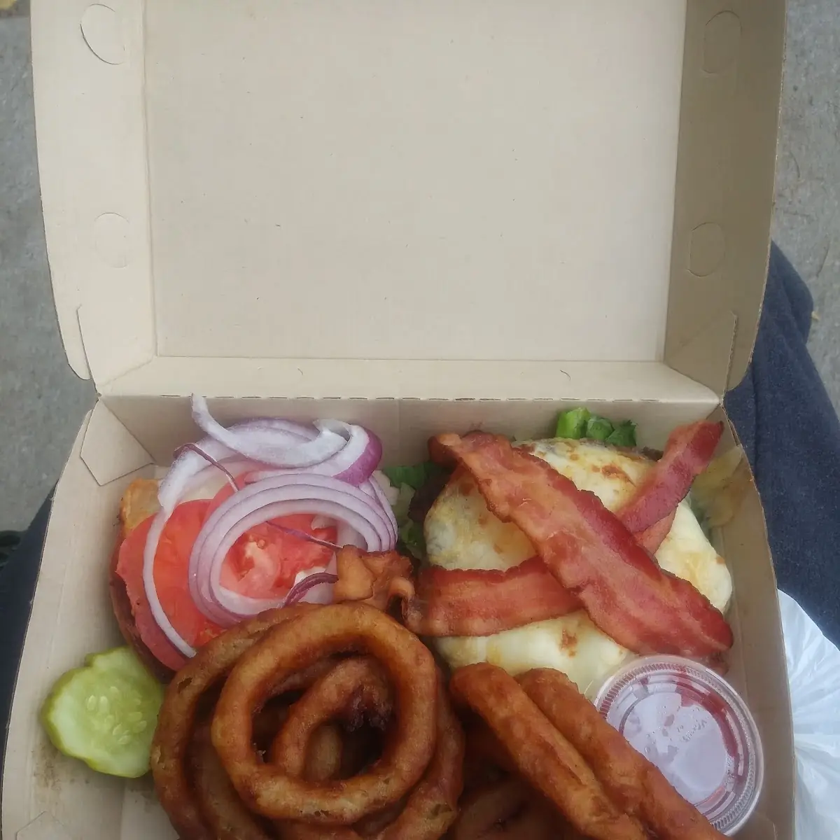 4-Cheese Bacon Burger
